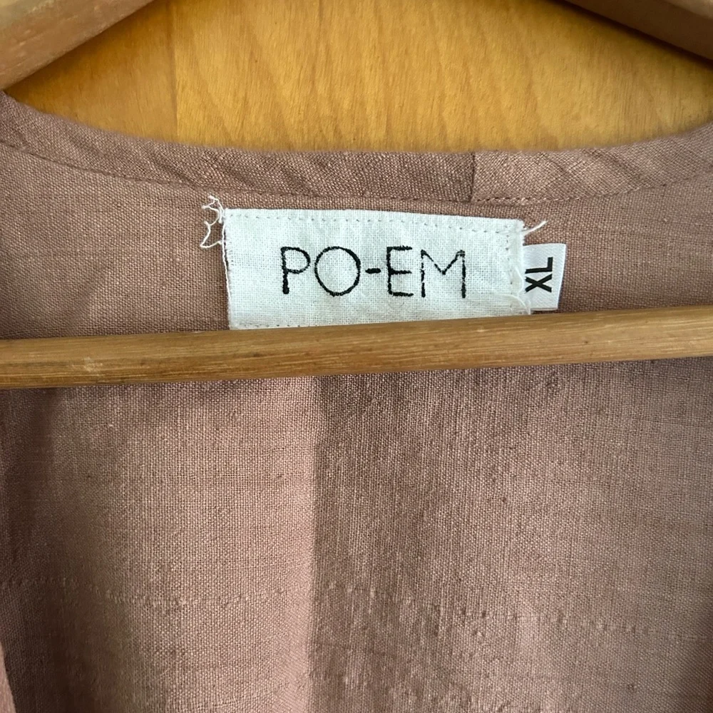 PO-EM Brown Top - Picture 2 of 4